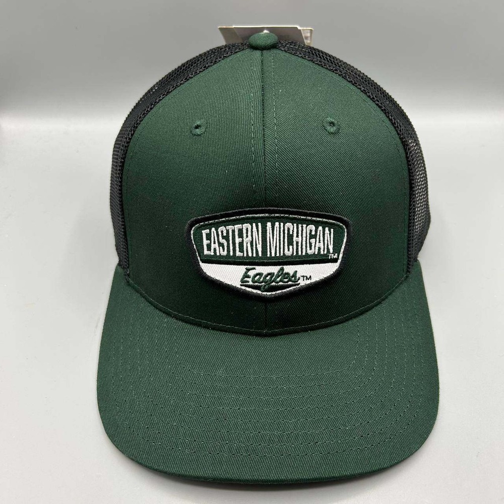 Eastern Michigan Eagles NCAA Trucker Hat Men Green The Game Snap Back Cap New